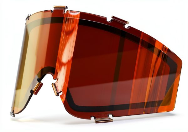 JT Paintball Red Chromatic Plastic Mask Lens-1