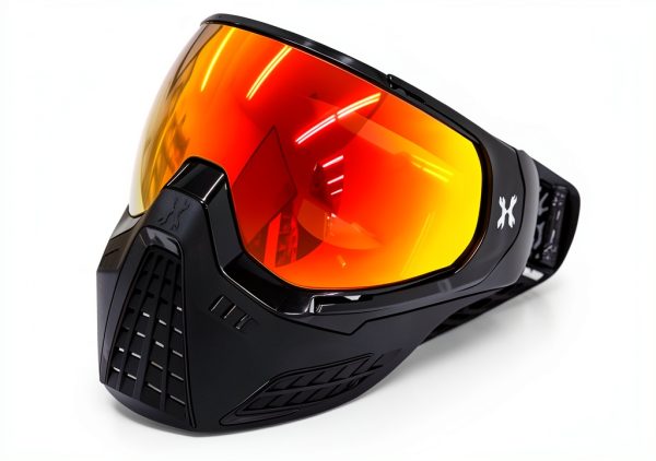 HK Army Paintball Mask Lens Scorch Red KLR Replacement Polycarbonate-2