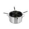 Pasta Pots LJLZXPBUS 20qt Aluminum Cooker with 4 Steel Insert Baskets-2