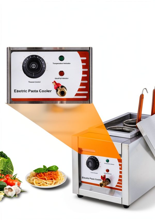 Commercial Pasta Cooker JIAWANSHUN 2‑Hole Stainless Steel Noodle-1
