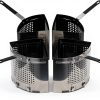 Pasta Pots LJLZXPBUS 20qt Aluminum Cooker with 4 Steel Insert Baskets-5