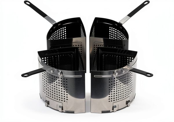 Pasta Pots LJLZXPBUS 20qt Aluminum Cooker with 4 Steel Insert Baskets-5
