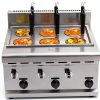 Eapmic Gas 6-Hole Pasta Cooker Commercial LPG with 6 Baskets-0