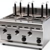 Commercial pasta cooker 6 baskets electric pasta pot/pasta cooker pasta machine oven pasta cooking tool dumplings with pasta strainer For home, restaurant, food stalls-1