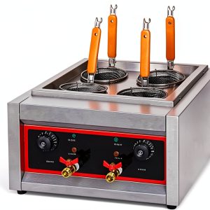 Electric Pasta Cooker TECHTONGDA 4 Hole 220V Stainless Steel-0