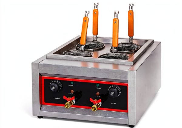 Electric Pasta Cooker TECHTONGDA 4 Hole 220V Stainless Steel-0