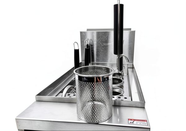 Commercial Gas Pasta Cooker, 70000 BTU, 11 Gallon Capacity, 6 Holes, Stainless Steel Construction PC11-1 ETL-3