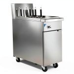 Commercial Gas Pasta Cooker, 70000 BTU, 11 Gallon Capacity, 6 Holes, Stainless Steel Construction PC11-1 ETL-0