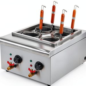 Commercial 5000W Table Top 4 Baskets Electric Noodles Cooker/Pasta Cooking Machine 220V-0