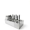 110V Commercial Pasta Cooker 6 Holes 1500W Electric Noodle Cooking Machine, 50-110? Stainless Steel Noodle Cooker Machine for Cafeterias, Restaurants, Food Stalls and More-3
