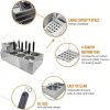 110V Commercial Pasta Cooker 6 Holes 1500W Electric Noodle Cooking Machine, 50-110? Stainless Steel Noodle Cooker Machine for Cafeterias, Restaurants, Food Stalls and More-1
