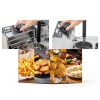 110V Commercial Pasta Cooker 6 Holes 1500W Electric Noodle Cooking Machine, 50-110? Stainless Steel Noodle Cooker Machine for Cafeterias, Restaurants, Food Stalls and More-5