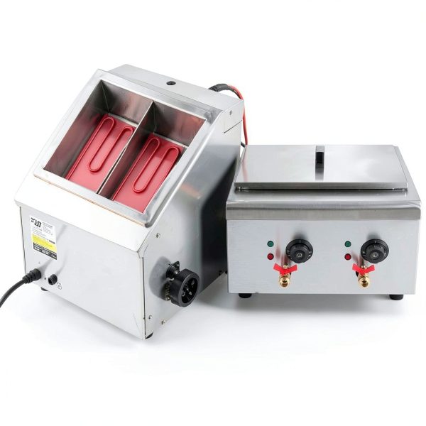Electric Pasta Cooker TECHTONGDA 4 Hole 220V Stainless Steel-3