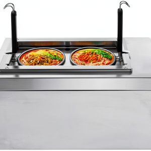 Electric Pasta Cooker 2-hole Okasiki Stainless Steel Commercial 110V-0