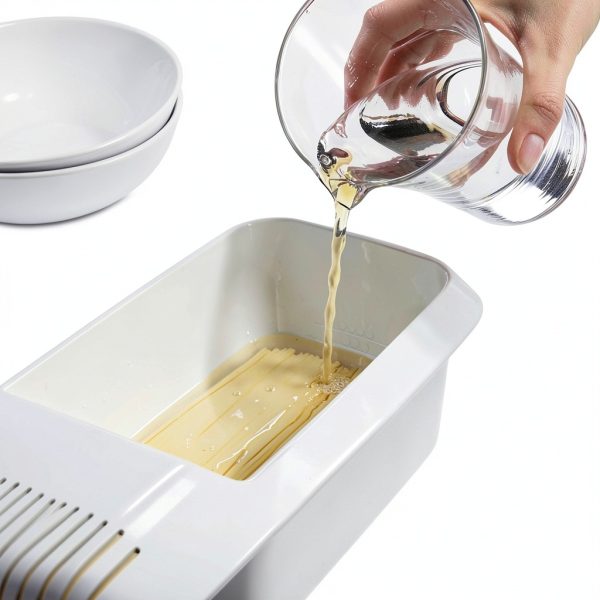 Microwave Pasta Cook Haosheng No Waiting No Mess 30×14×10 cm Cooker-2