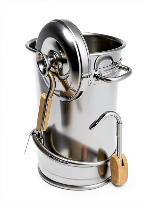 Stainless Steel Pasta Pot with Strainer Baskets, CWTRLPC Commercial-3