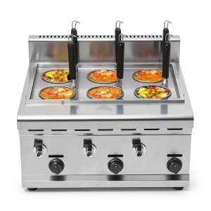 Commercial Pasta Cooker HinLIaDa 6-Hole Steel Gas Noodle Maker-0