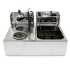 Pasta Cooking Machine 2-in-1 JARYANNIX Commercial 10L+10L Dual Basket-0