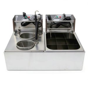 Pasta Cooking Machine 2-in-1 JARYANNIX Commercial 10L+10L Dual Basket-0