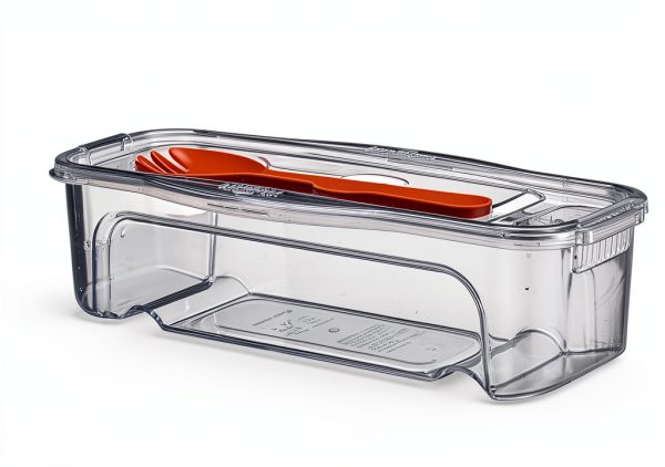 Microwave Pasta Cooker sdybjml 2-Piece Stackable Set White Plastic-1