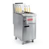 Commercial Gas Pasta Cooker with 6 baskets Natural Gas Noodle Cooking Boiler with Precise Temperature Control（86°F-257°F）Auto Gas Shut-off for Restaurant Buffet, Food Truck- 122000 BTU-2