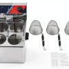 Electric Noodle Cooker 4 Holes Cooking Machine, Stainless Steel Electric Pasta Cooker with 4 Strainer Baskets, Temperature Adjustable Boiler for Spaghetti Macaroni, Ramen, 110V 3.5KW US plug-8