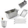 Commercial Electric Pasta Cooker with 6 Baskets, Stainless Steel,-2