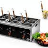 Koalalko Commercial Pasta Cooker Stainless 3 Tank 6 Strainers-0