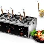 Koalalko Commercial Pasta Cooker Stainless 3 Tank 6 Strainers-0