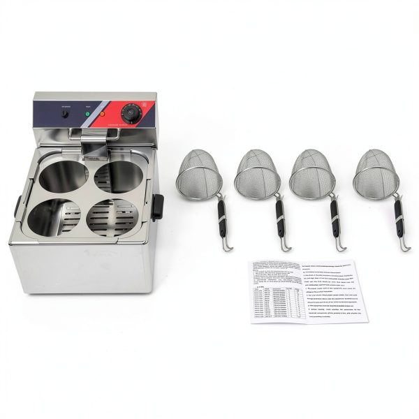 Electric Noodle Cooker Etoileshop Pasta Cooker 4 Baskets-8