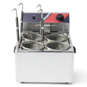Pasta Pot TechWu Commercial Pasta Cooker with 4 Filter-0