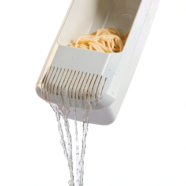 Chef's Pride™ Microwave Pasta Cooker - Prepare Perfect Pasta in Minutes - Up to 4 Servings - Built-In Colander for Easy Draining - Doubles as a Vegetable Steamer - Microwave and Dishwasher Safe --1