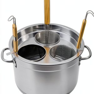 Stainless Steel Pasta Pot with Strainer Baskets, CWTRLPC Commercial-0