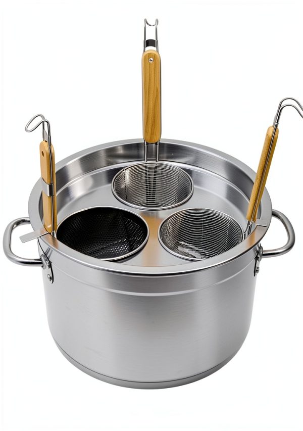 Stainless Steel Pasta Pot with Strainer Baskets, CWTRLPC Commercial-0