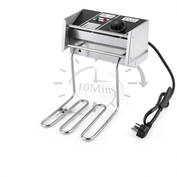 Commercial Electric Pasta Cooker with 6 Baskets, Stainless Steel,-3