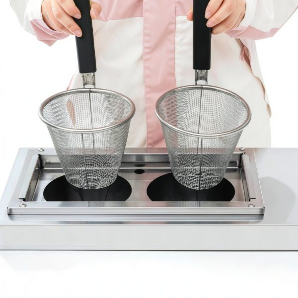 2 Holes Electric Noodles Pasta Boiler KONGIEA 9L-3