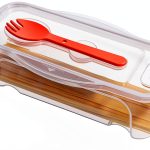 Microwave Pasta Cooker BPA Free Quick Spaghetti Cooker with Spoon-0
