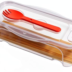 Microwave Pasta Cooker BPA Free Quick Spaghetti Cooker with Spoon-0