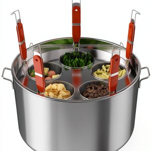 Pasta Cooker with Strainer 43L Silver by WYJREES Commercial Kitchen-0
