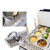 Commercial Gas Pasta Cooker with 6 baskets Natural Gas Noodle Cooking Boiler with Precise Temperature Control（86°F-257°F）Auto Gas Shut-off for Restaurant Buffet, Food Truck- 122000 BTU-4