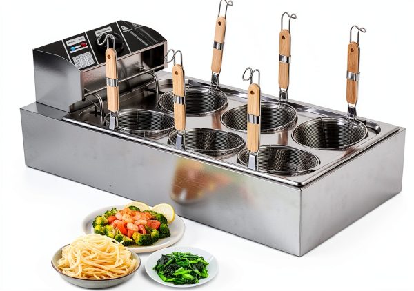 Commercial Pasta Cooker JIAWANSHUN Steel 6 Baskets-0