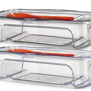 Microwave Pasta Cooker sdybjml 2-Piece Stackable Set White Plastic-0