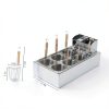 Commercial Electric Pasta Cooker with 6 Baskets, Stainless Steel,-1