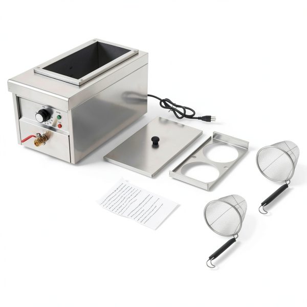 2 Holes Electric Noodles Pasta Boiler KONGIEA 9L-6