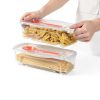 Microwave Pasta Cooker sdybjml 2-Piece Stackable Set White Plastic-6