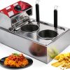 JIAWANSHUN Commercial Pasta Cooker with Adjustable Temp, Stainless-0