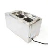 2 Holes Noodle Cooking Machine HinLIaDa 110V 2kW Steel Pasta Cooker-4