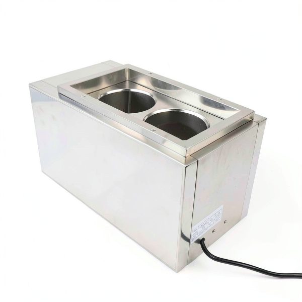 2 Holes Noodle Cooking Machine HinLIaDa 110V 2kW Steel Pasta Cooker-4
